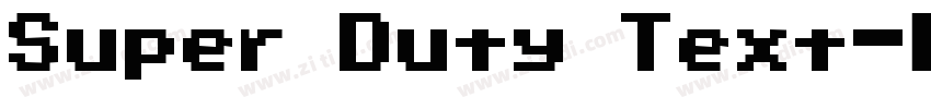 Super Duty Text字体转换
